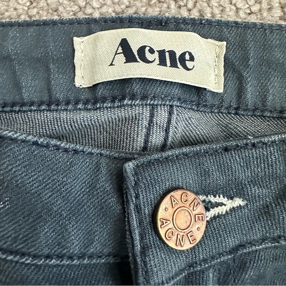 Acne Studios Jeans Womens Size 27 Rex Thunder Low Rise Skinny Straight Leg - Picture 6 of 12